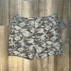 G/Fore Camo Tech Tab 4-Way Stretch Shorts - 40